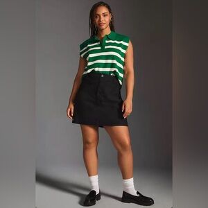 Anthropologie Colette Mini Skirt by Maeve in Black size Small